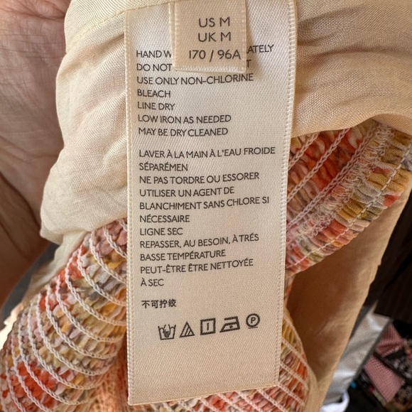 Free People Mabel Floral Printed Boho Blouse Medium NWT - Picture 7 of 8